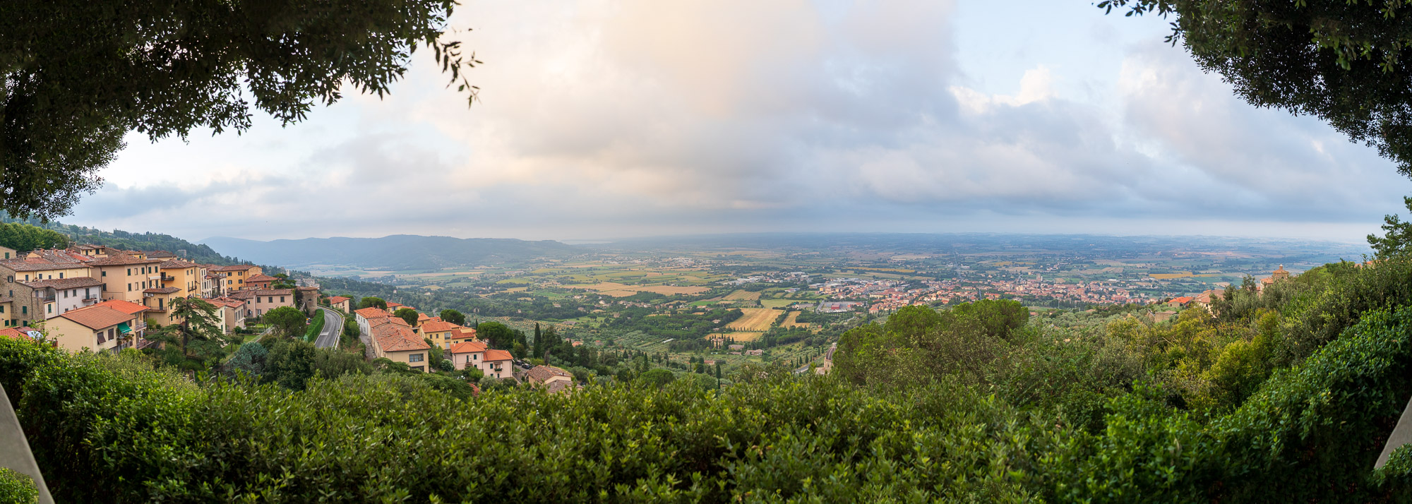 Panoramic from Cortona